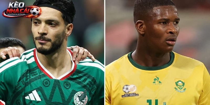 Soi kèo Mexico vs Nam Phi chỉ ra sự đối lập